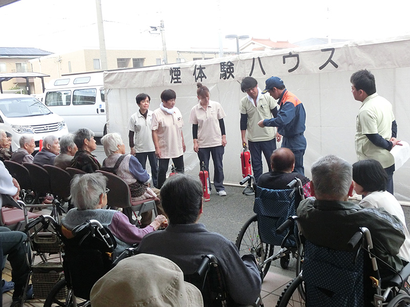避難訓練 - ケアハウス福山