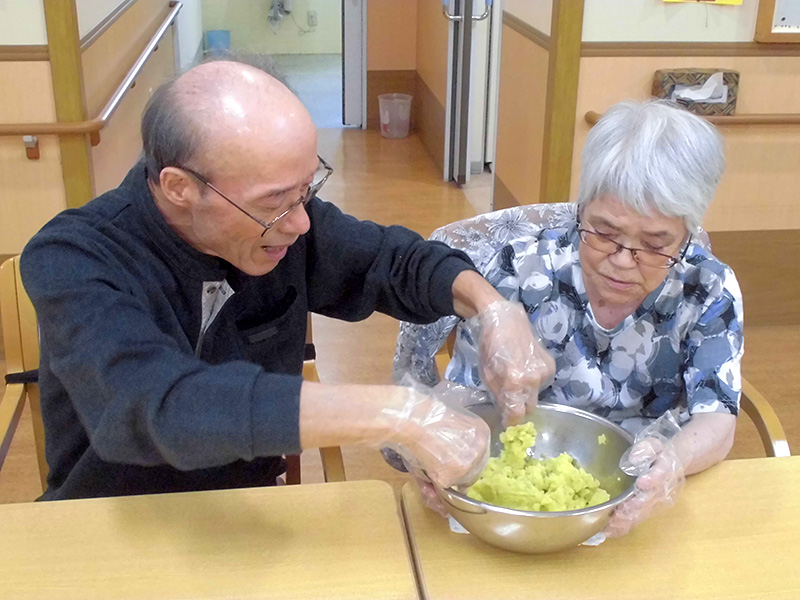 さつまいもきんつば② - デイまなぐら