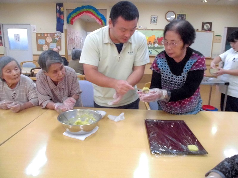 さつまいもきんつば③ - デイまなぐら