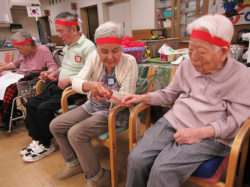 運動会　送って送って赤組 - デイ備後