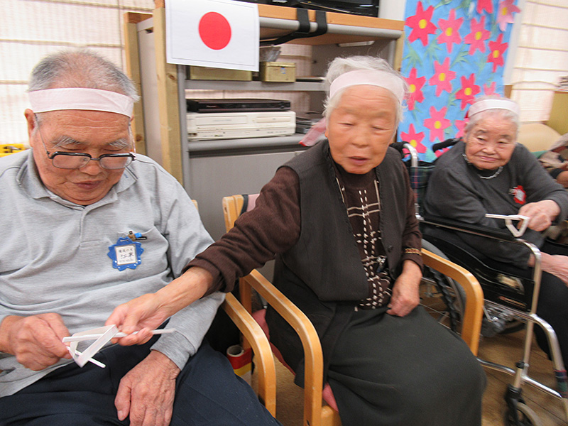 運動会　送って送って白組 - デイ備後