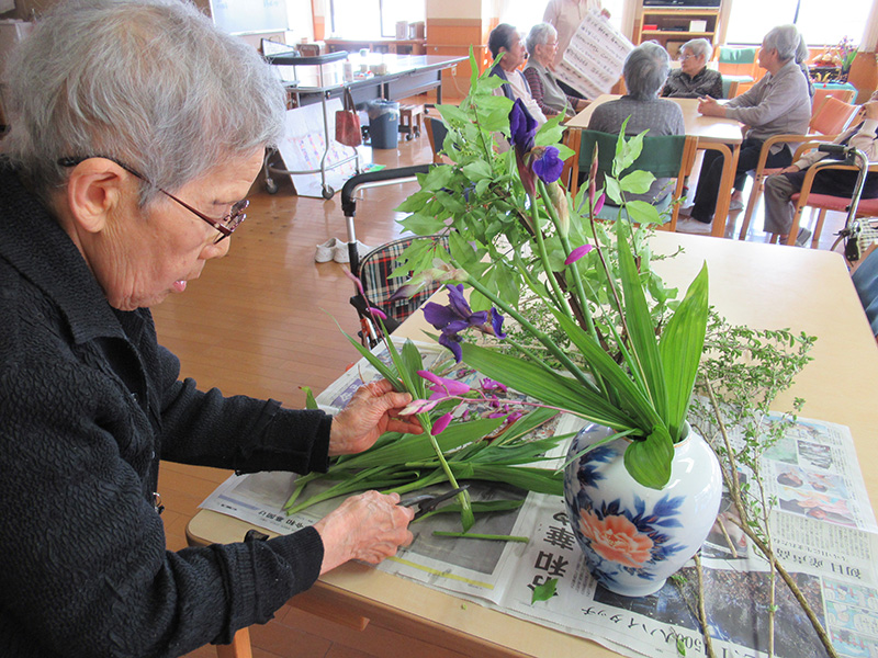 生け花 - ケアハウス福山