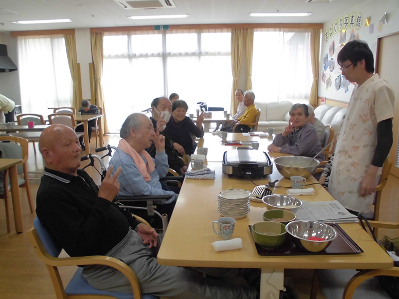 お昼作り『お好み焼き』1 - ショートまなぐら