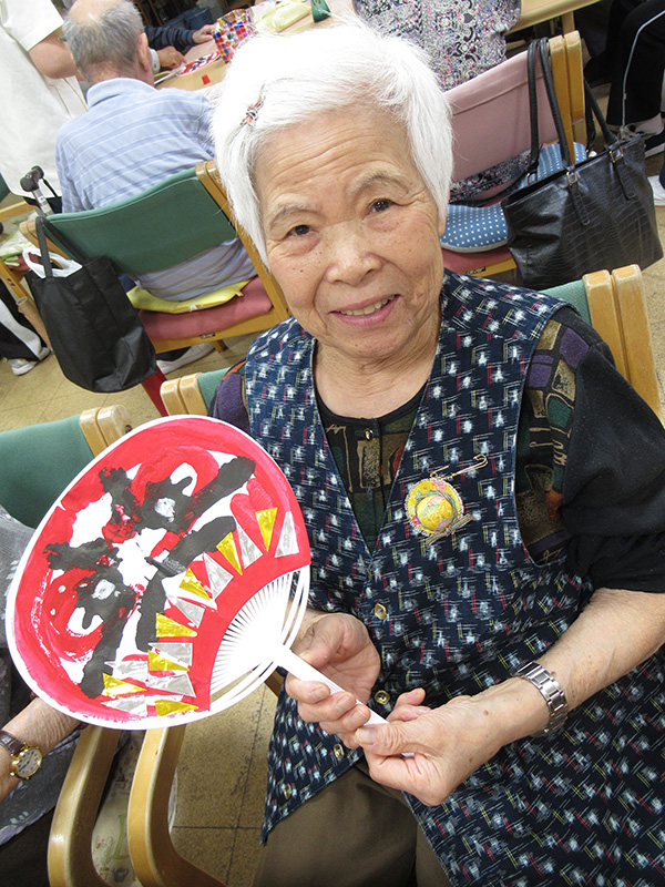 うちわ作り１ - デイ備後