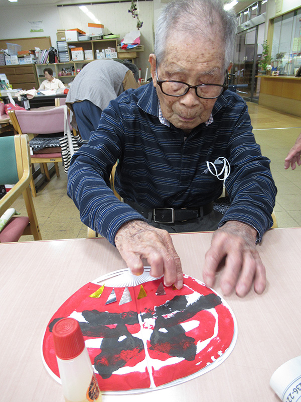 うちわ作り３ - デイ備後