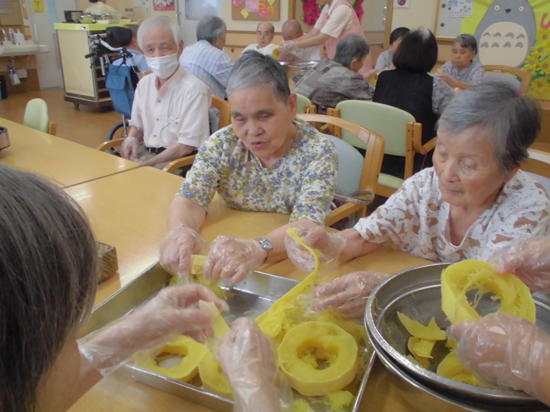 そうめん南瓜と牛肉の甘辛炒め① - デイまなぐら