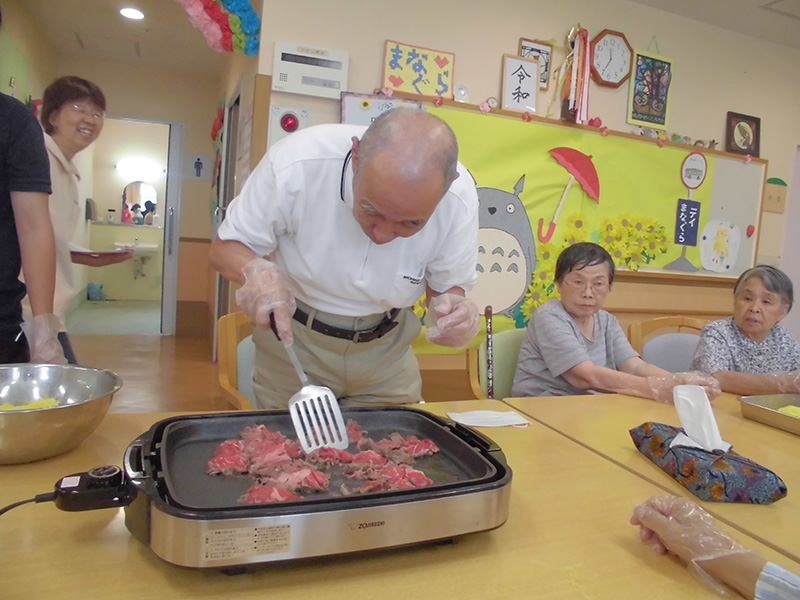 そうめん南瓜と牛肉の甘辛炒め② - デイまなぐら