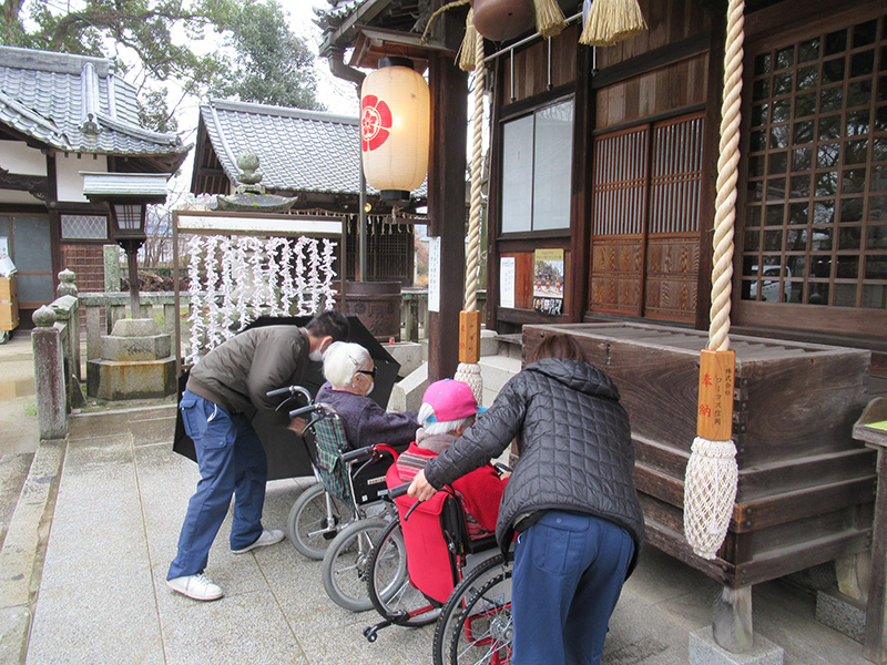 2020年1月初詣と外食うどん2 - ケアハウス福山