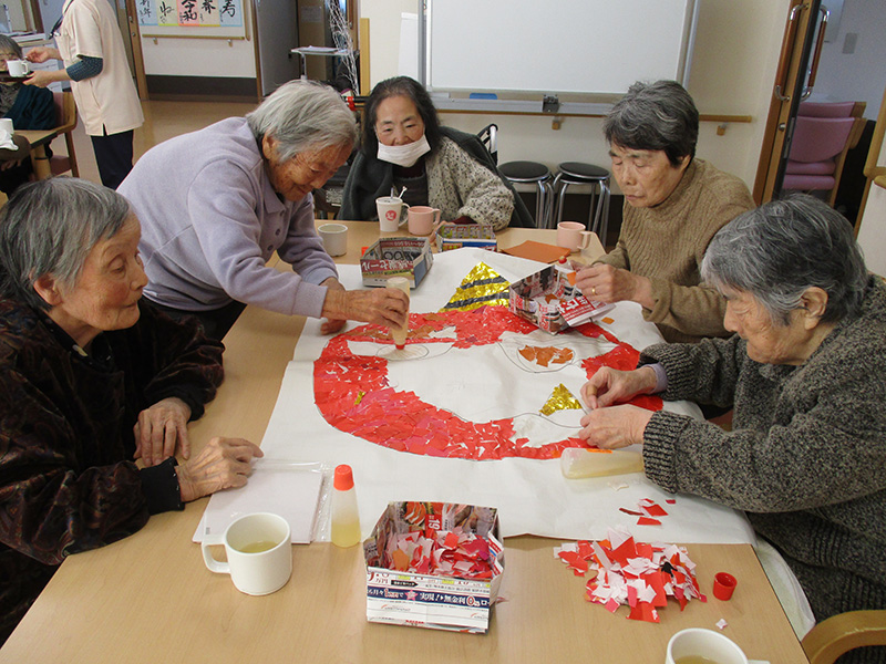 貼り絵 - 小多機まなぐら南