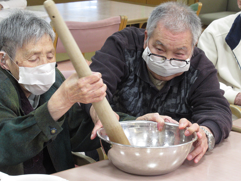 さくらもち作り1 - デイ備後