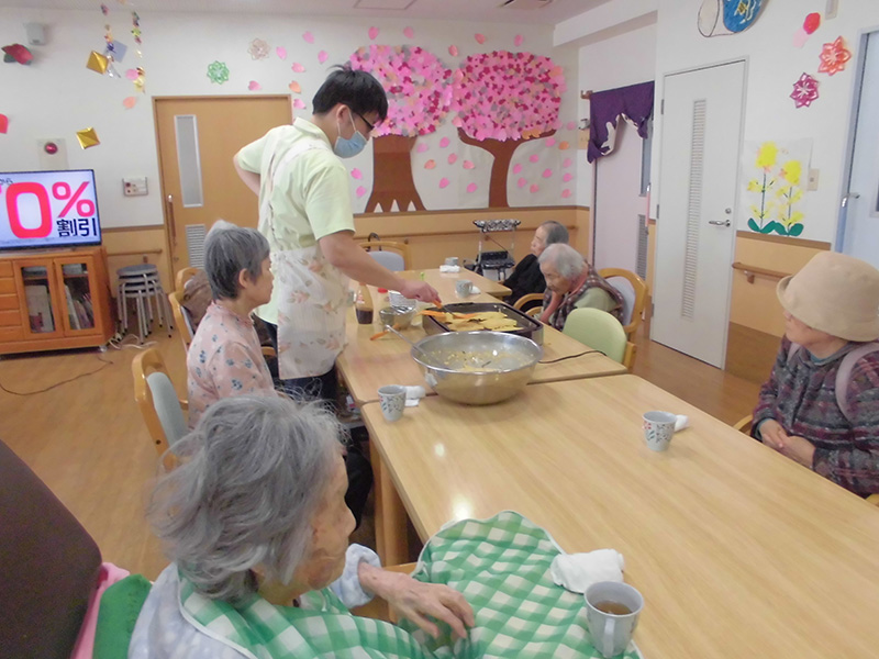 お昼作り『お好み焼き』3 - ショートまなぐら