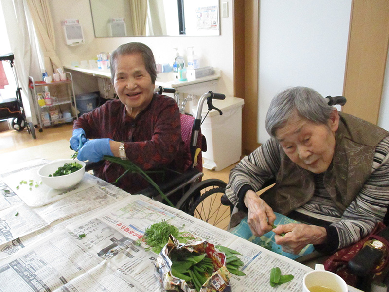 お昼作り2 - 小多機まなぐら南