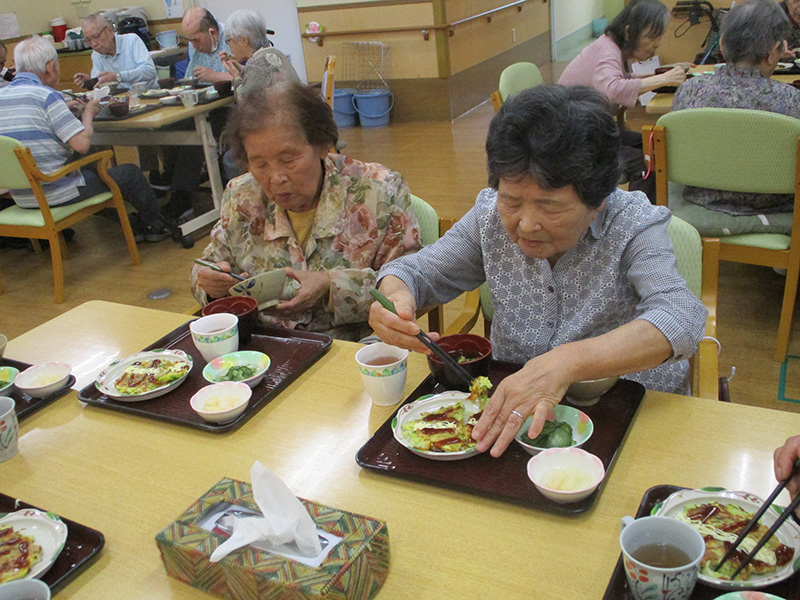 お好み焼き2 - デイまなぐら