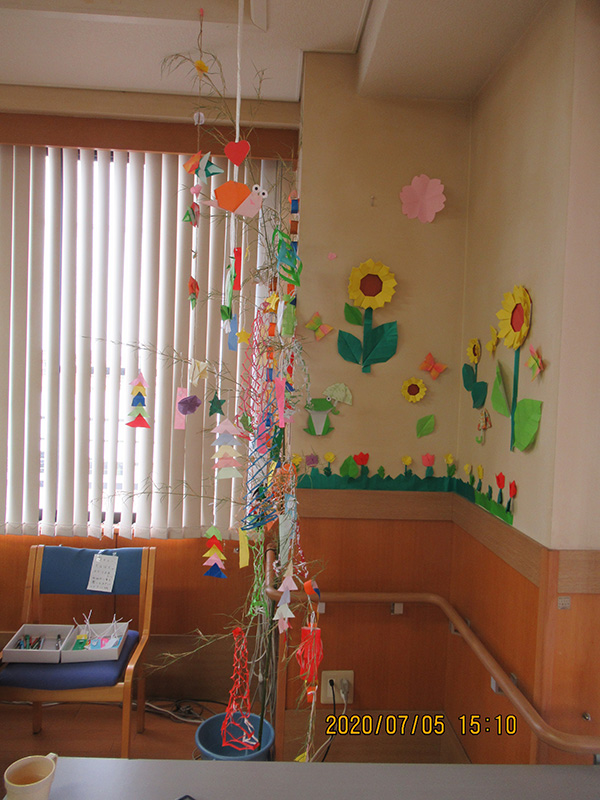 2020年7月七夕2 - ケアハウス福山