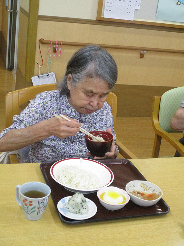 冷汁deそうめん　半夏生に鯖3 - デイまなぐら