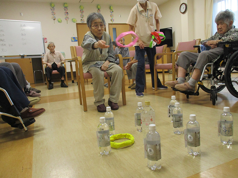 輪投げ1 - 小多機まなぐら南