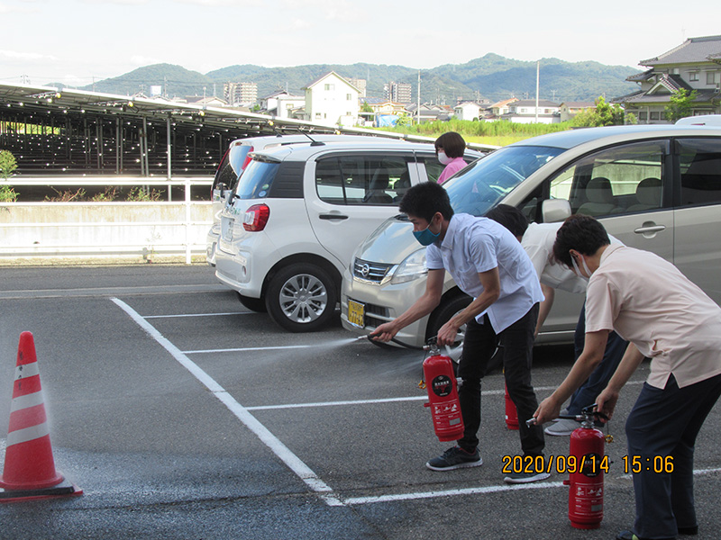 9月消防訓練2 - ケアハウス福山