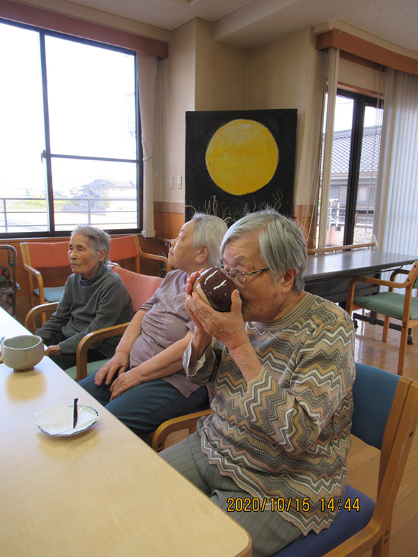 10月お月見茶会3 - ケアハウス福山