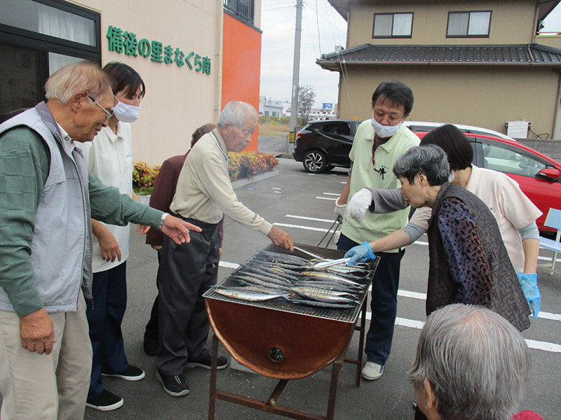 サンマバーベキュー - 小多機まなぐら南