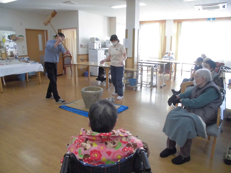 餅つき1 - ショートまなぐら