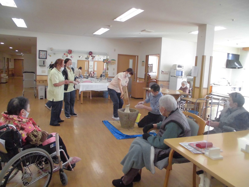 餅つき2 - ショートまなぐら