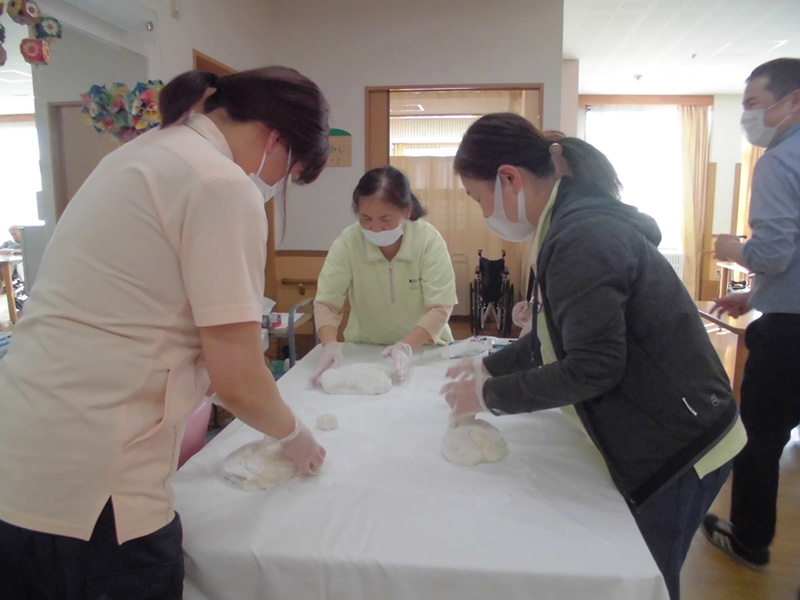 餅つき4 - ショートまなぐら