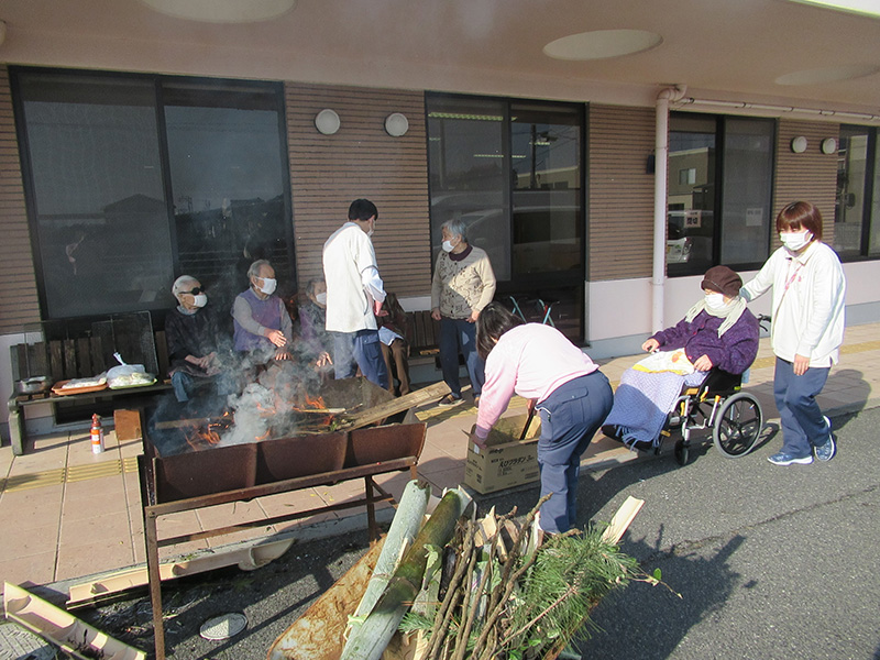 とんど祭り1 - ケアハウス福山