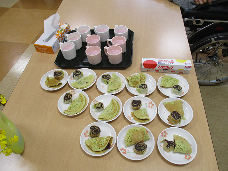 正月のおやつ - 小多機まなぐら南