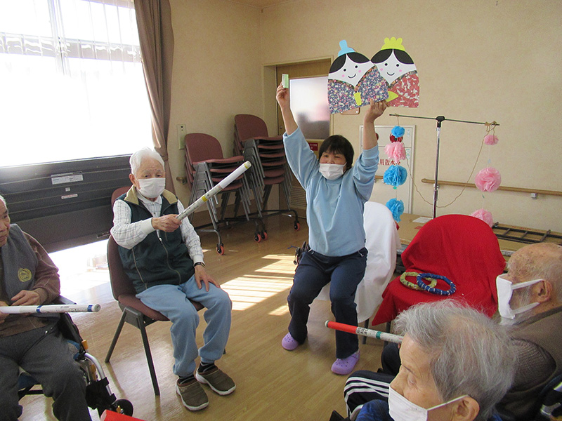 ひな祭り2 - ケアハウス福山