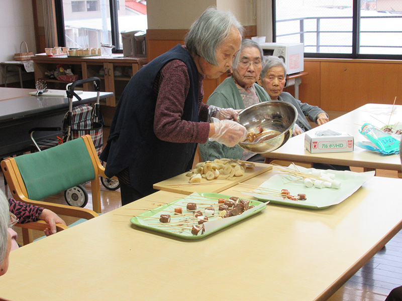 チョコフォンデュー 1 - ケアハウス福山