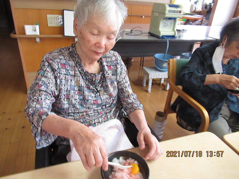 かき氷1 - ケアハウス福山