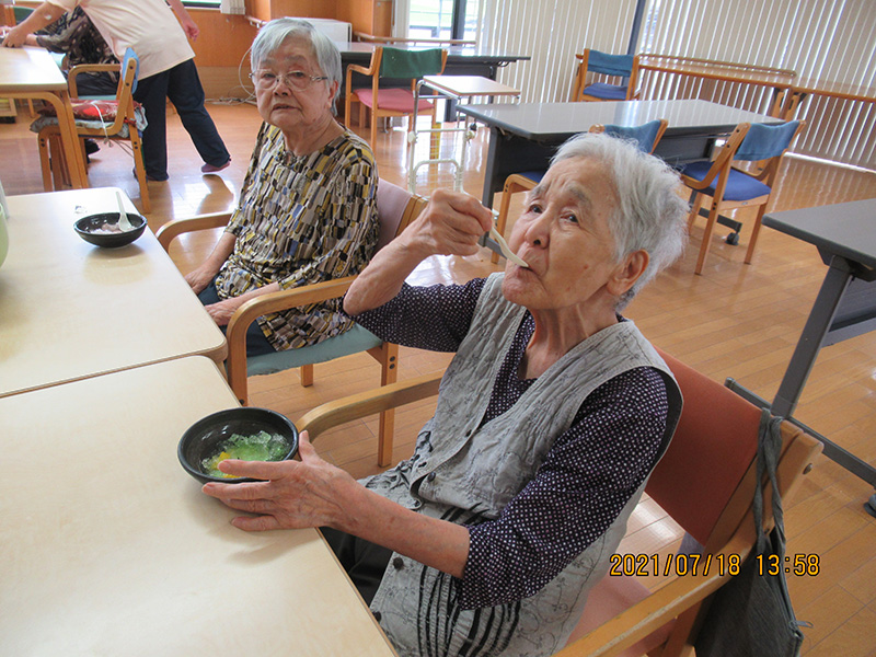 かき氷2 - ケアハウス福山