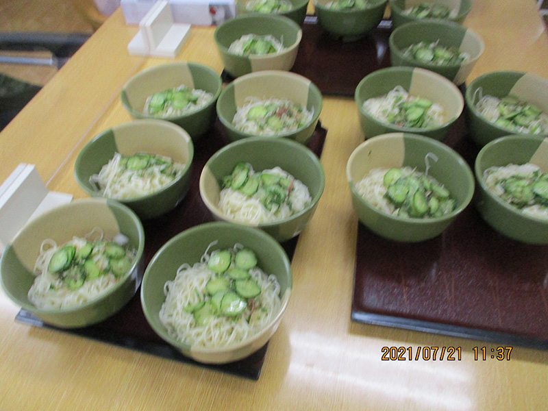 昼食つくり【冷や汁そうめん】1 - デイまなぐら