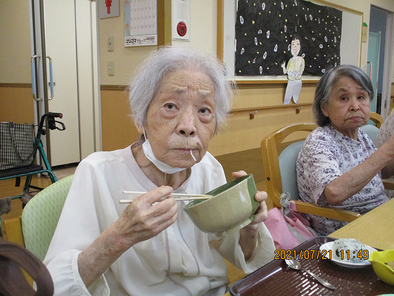 昼食つくり【冷や汁そうめん】3 - デイまなぐら