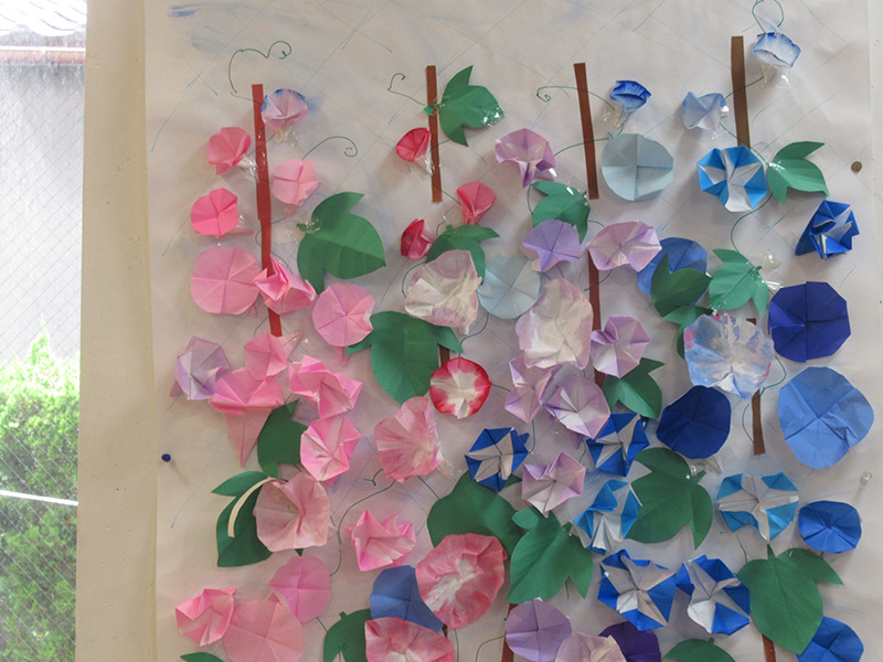 壁面飾り【朝顔】 - デイ備後