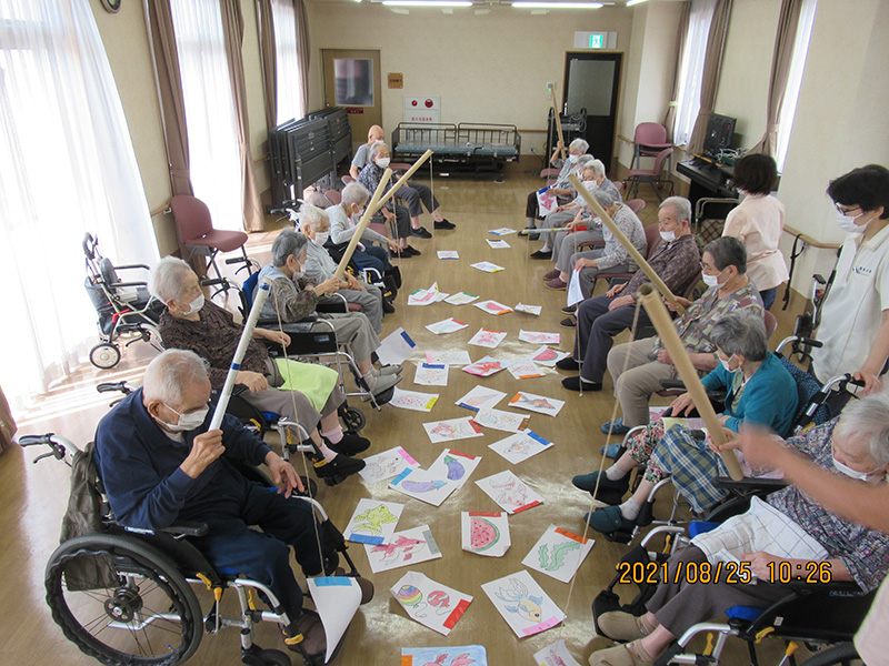 レク大会 釣り遊び3 - ケアハウス福山