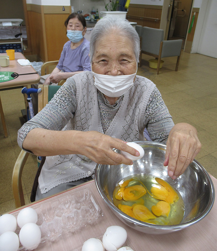 お昼作り『ちらし寿司＆豚汁』3 - デイ備後