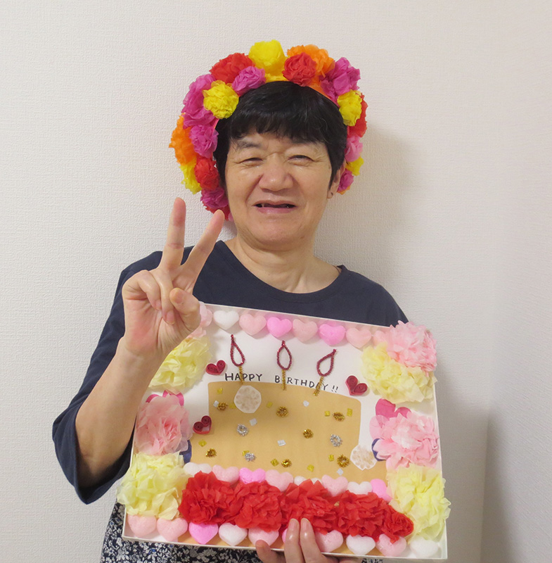 8月の誕生日1 - 小多機まなぐら南