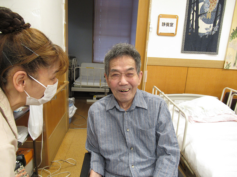 利用者さんの笑顔に癒されます - デイ備後