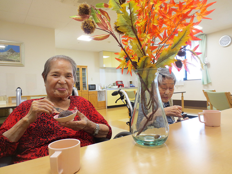 おはぎ作り5 - 小多機まなぐら南