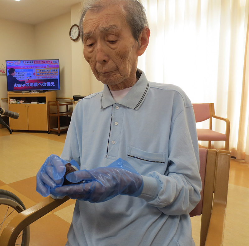 おはぎ作り7 - 小多機まなぐら南