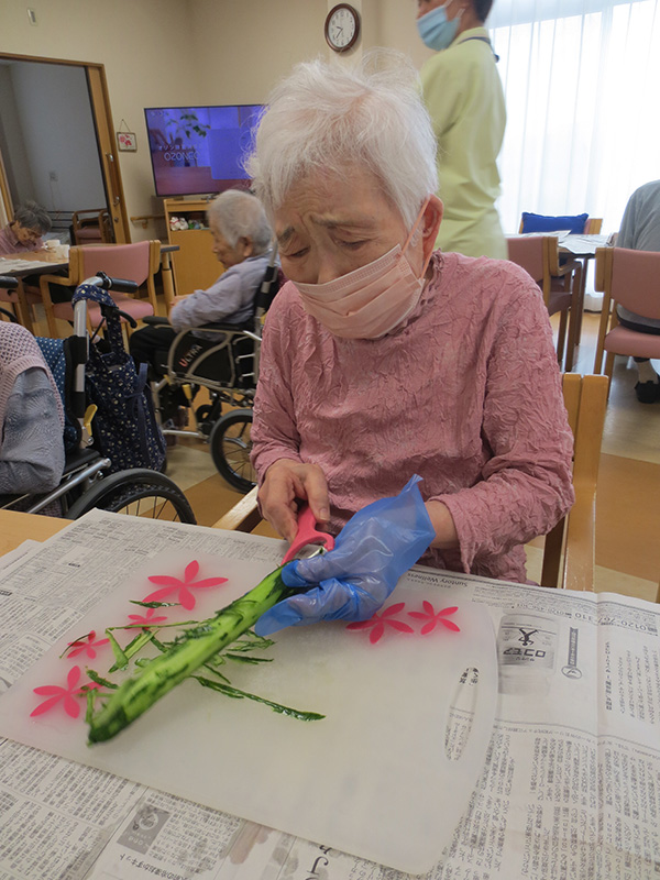 焼うどん作り4 - 小多機まなぐら南
