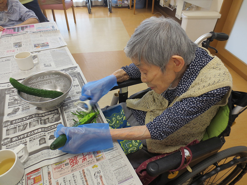 焼うどん作り6 - 小多機まなぐら南