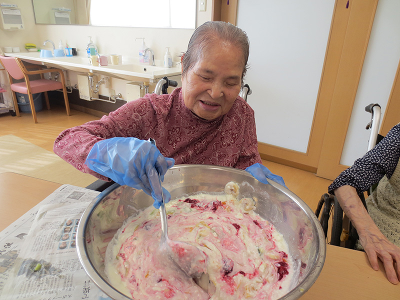 焼うどん作り7 - 小多機まなぐら南