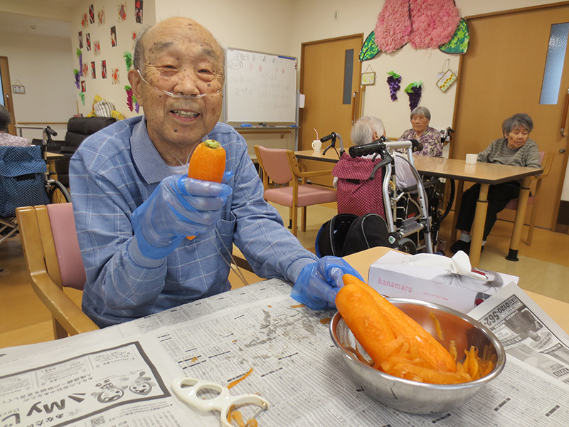 焼きそば作り1 - 小多機まなぐら南