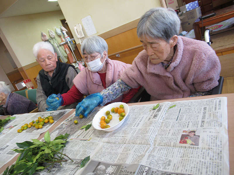 ゆず茶ときんかん2 - ケアハウス福山