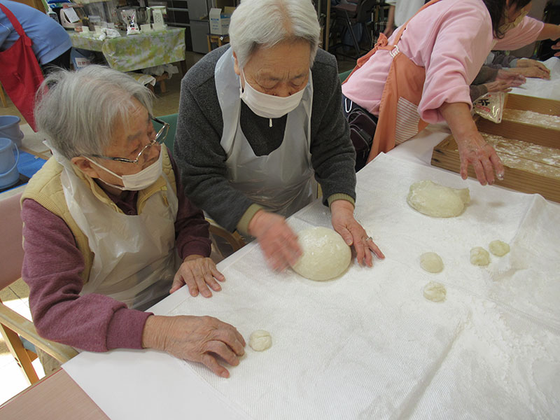 餅つき大会1 - ケアハウス福山