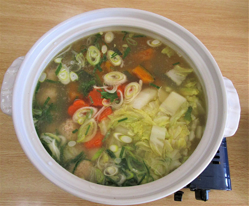 お鍋『塩ちゃんこ白菜鍋』2 - ショートまなぐら