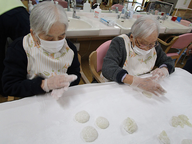 餅つき2 - ショートまなぐら