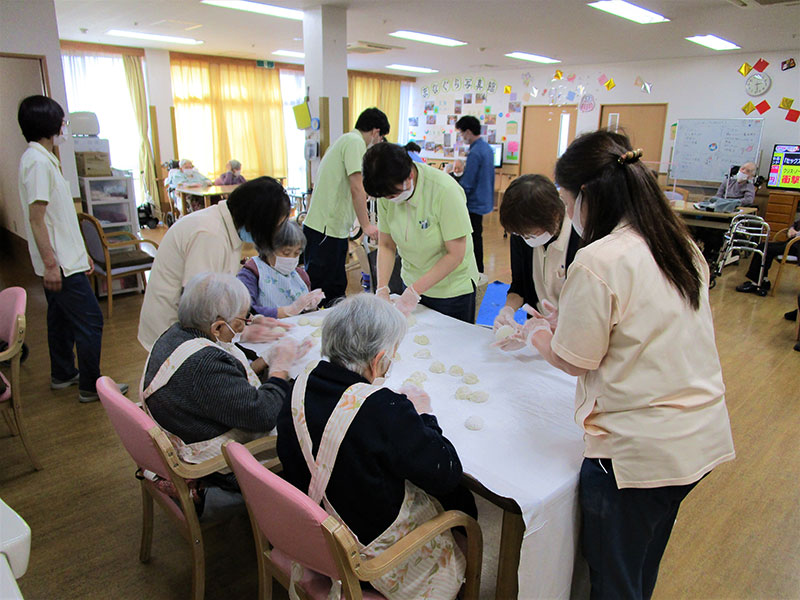 餅つき3 - ショートまなぐら